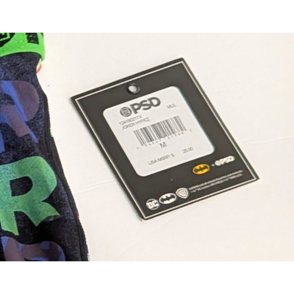 PSD Underwear Mens Medium DC Comics Batman The Joker Boxer Briefs Micromesh 7" - Picture 4 of 4